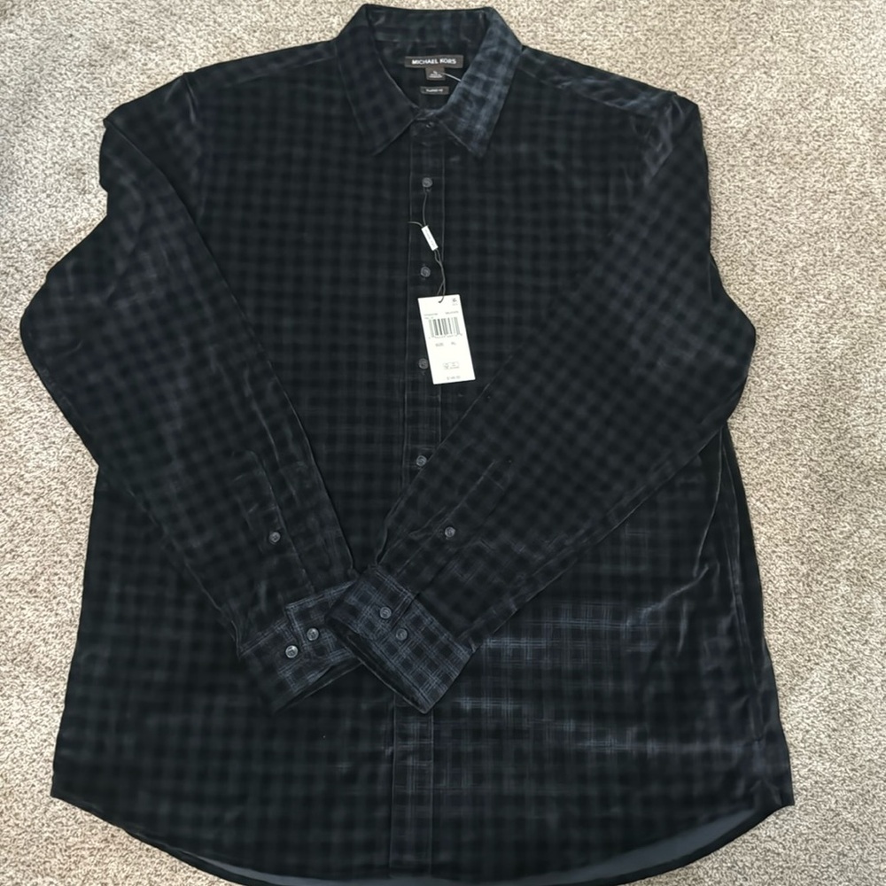 michael kors rare mens long sleeve size xl msrp $148